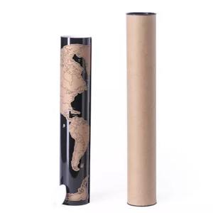 Скреч карта на света в тубус