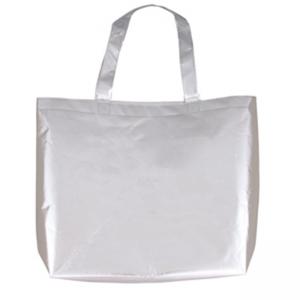 Рекламна чанта в сребърен цвят