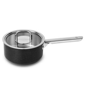 SILAMPOS Съд за сос с капак Comfort Black - Ø 16см