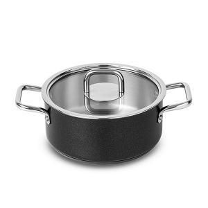 SILAMPOS Плитка тенджера с капак Comfort Black -  Ø 16см.