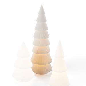 PHILIPPI Порцеланова елха с LED светлина “SPITZBERGEN“ - размер L