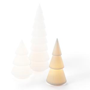 PHILIPPI Порцеланова елха с LED светлина “SPITZBERGEN“ - размер M