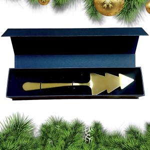 HERDMAR Коледна лопатка за сервиране - златно PVD покритие, мат