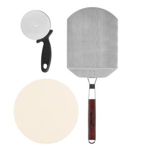 MUSTANG К-т за пица от 3 части (камък, нож и лопатка) MUSTANG К-т за пица от 3 части (камък, нож и лопатка)