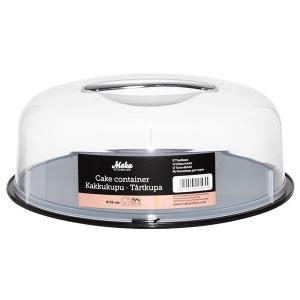MAKU Кръгла кутия за торта Ø 32 см. - с черна основа MAKU Кръгла кутия за торта Ø 32 см. - с черна основа