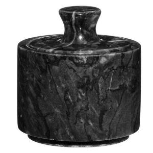 MAKU Мраморен канистер за сол с капак