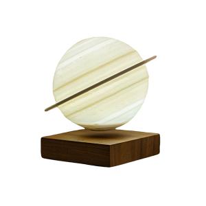 GINGKO Левитираща смарт лампа “SATURN“ - цвят орех GINGKO Левитираща смарт лампа “SATURN“ - цвят орех