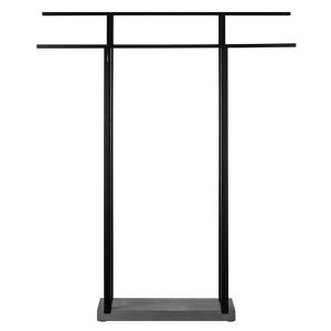BLOMUS Стояща закачалка за кърпи MENOTO, 90 см, двойна - черна