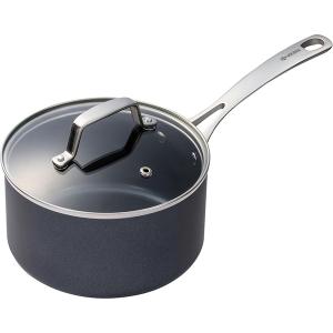 KYOCERA Съд за сос със стъклен капак и керамично покритие Ø 18 см. KYOCERA Съд за сос със стъклен капак и керамично покритие Ø 18 см.