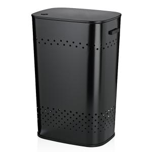 KELA Kош за пране и табуретка 2в1 “Malaga“ - черен KELA Kош за пране и табуретка 2в1 “Malaga“ - черен