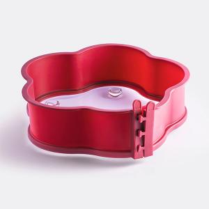 COOX Силиконова форма цвете със стъклена основа - червена COOX Силиконова форма цвете със стъклена основа - червена