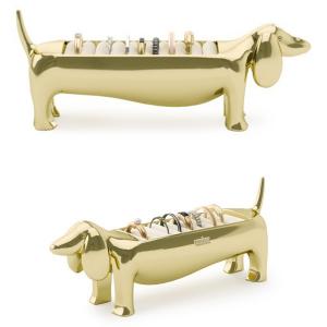 UMBRA Поставка за пръстени “DACHSIE“ - дакел - цвят месинг UMBRA Поставка за пръстени “DACHSIE“ - дакел - цвят месинг