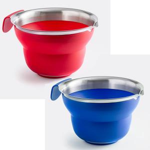 COOX Сгъваема купа с дръжка за миксиране и разбиване - 2 л COOX Сгъваема купа с дръжка за миксиране и разбиване - 2 л