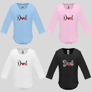 Бебешко боди с надпис - Dad