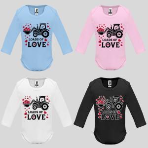 Бебешко боди с надпис - Loads of Love