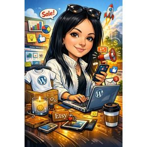 Карикатура върху Фолио 50x70 см