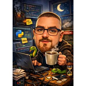 Карикатура върху Врачански камък 13х18 Карикатура върху Врачански камък 13х18