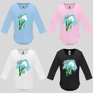 Бебешко боди с надпис - Честита Баба Марта Бебешко боди с надпис - Честита Баба Марта