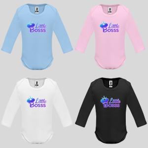 Бебешко боди с надпис - Little Bosss