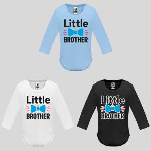 Бебешко боди с надпис - Little Brother
