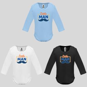 Бебешко боди с надпис - Little Man