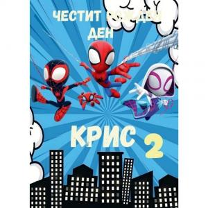 Плакати за Рожден Ден - Спайди и невероятните му приятели