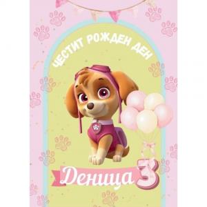 Плакати за Рожден Ден - Скай от Пес Патрул