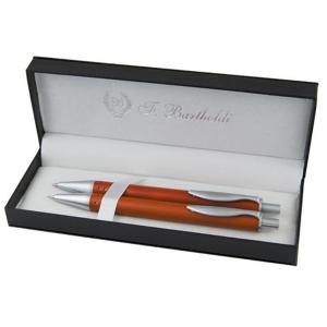 Комплект молив и химикалка -махагон в кутия