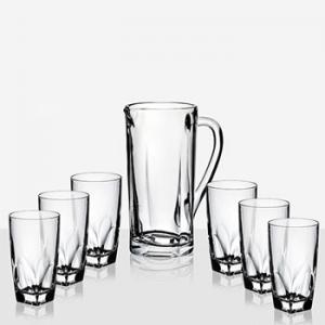 Луксозна кана с шест чаши за вода - Diamante