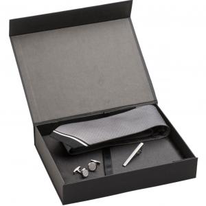 Комплект ръкавели, игла и вратовръзка