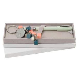 Луксозен комплект ключодържател и химикалка - Etincelle