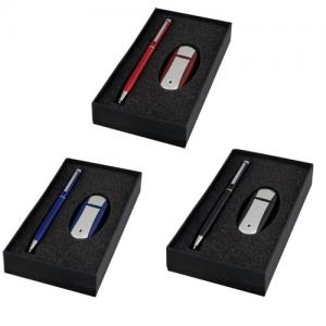 Комплект химикалка и USB - памет 2GB