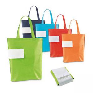 Сгъваема чанта от нетъкан текстил в различни цветове