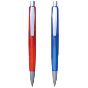 Пластмасова химикалка червена и синя