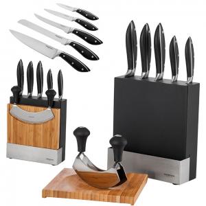 Луксозен сет - Ножове, дъска и чопър