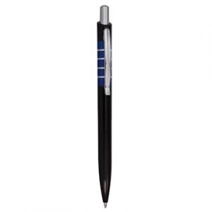 Химикалка - PRESTIGE - черна със син кант