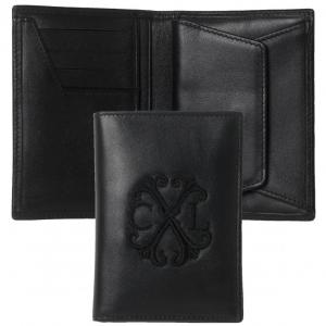 Луксозен кожен портфейл за карти - Logotype