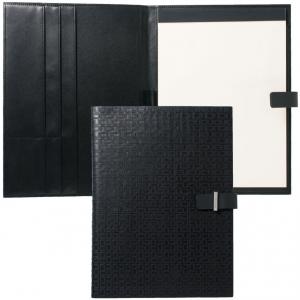 Луксозна кожена папка с бележник - А4