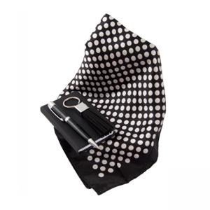 Комплект - Бележник, ключодържател, химикалка и шал в кутия