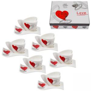 Луксозен комплект за кафе - Love