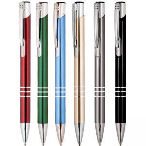 Метална химикалка в седем цвята