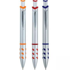 Химикалка бронзов цвят с три вида украса