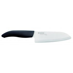 Нож за готвене -бяло острие/черна дръжка - 14см