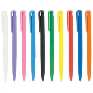Пластмасова химикалка в десет варианта цвят