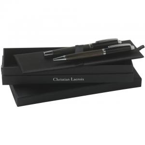 Луксозен комплект, включващ химикалка и ролер в кутия - Christian Lacroix
