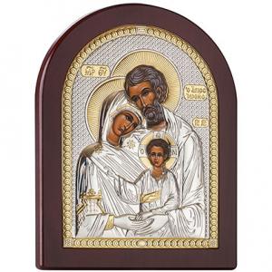 Посребрена икона Св. Семейство