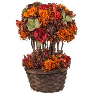 Аранжировка дръвче рози микс