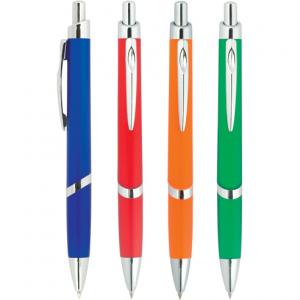Пластмасова химикалка в четири цвята