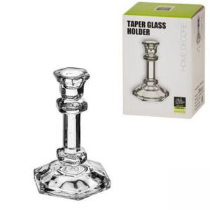 Стъклен свещник
