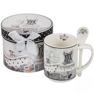 Комплект чаша с лъжичка - Париж